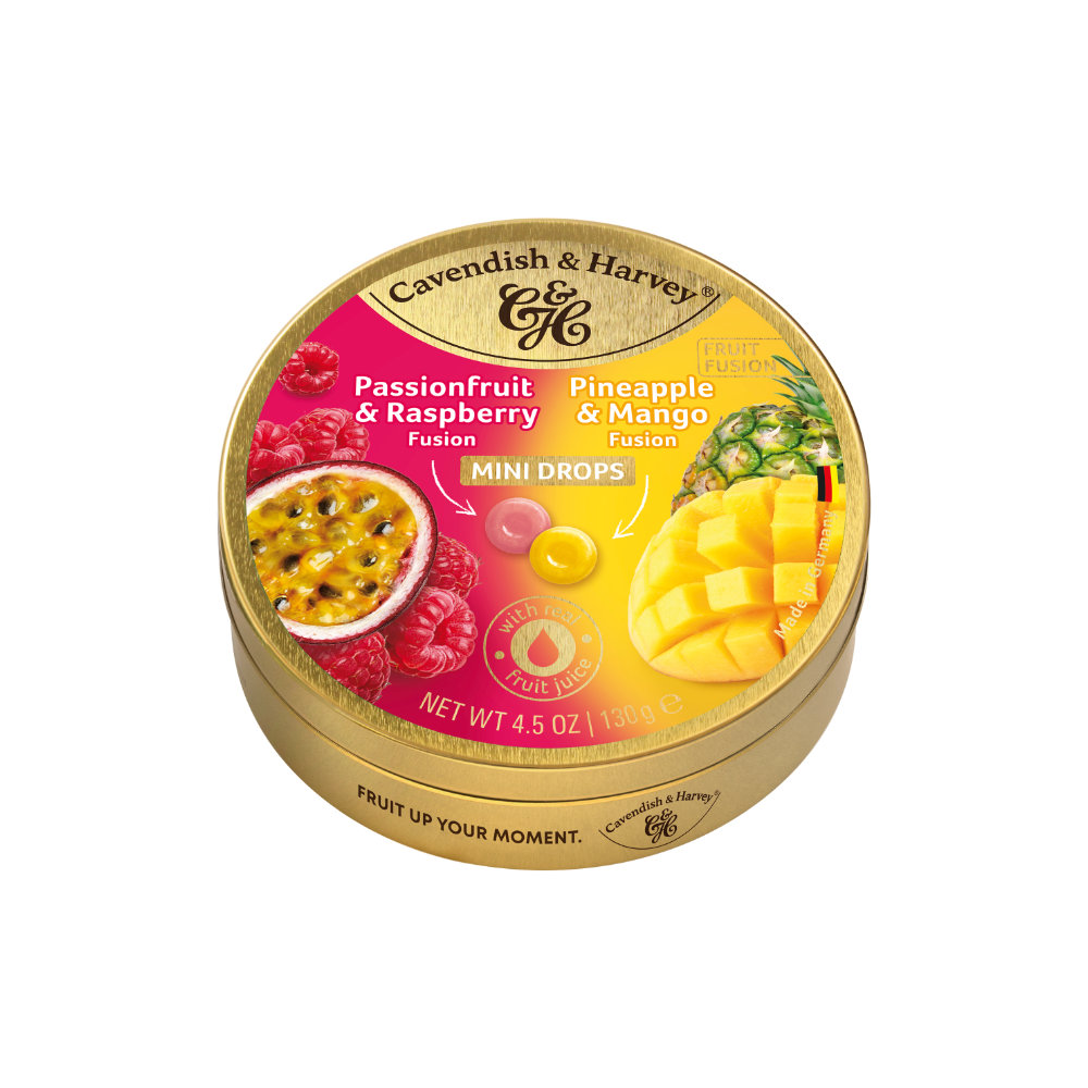50131 Passionfruit Raspberry & Pineapple Mango 130g